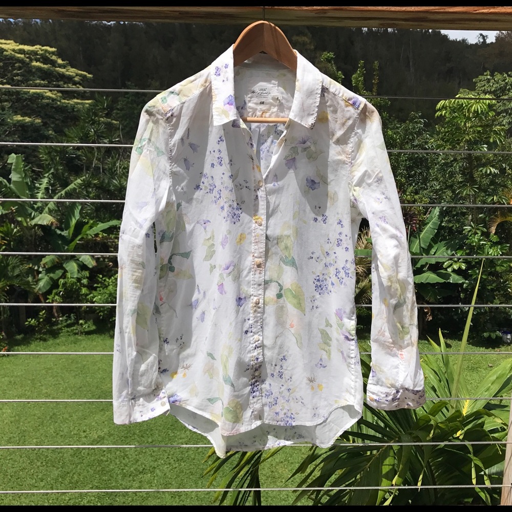 cute and light summer button front shirt